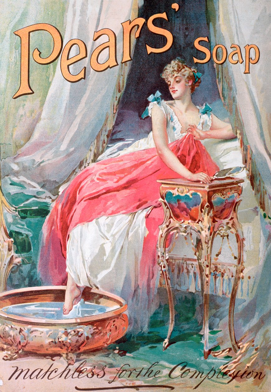 Pears zeep advertentie, 1898 door Unbekannt