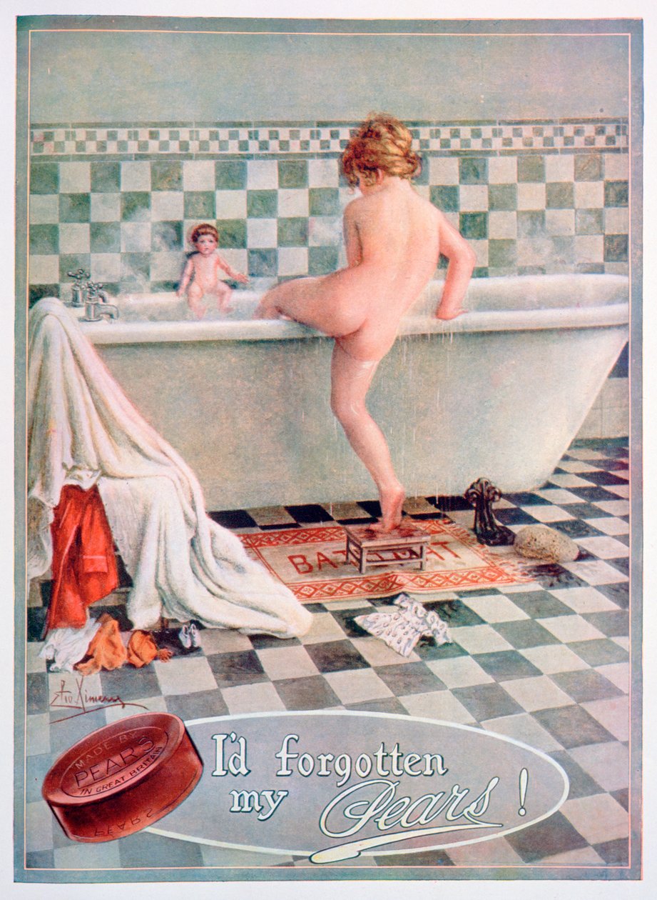 Pears zeep advertentie, 1922 door Unbekannt