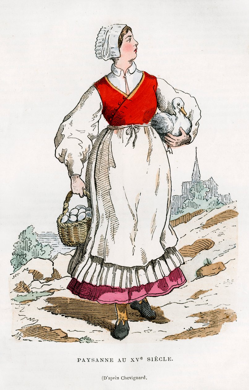 Boerin, 15e eeuw 1882-1884 door Unbekannt