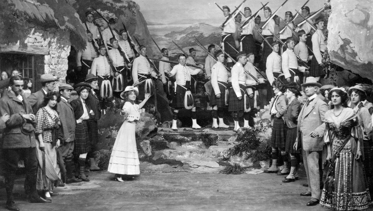 Opvoering van The Gay Gordons, c. 1907 door Unbekannt