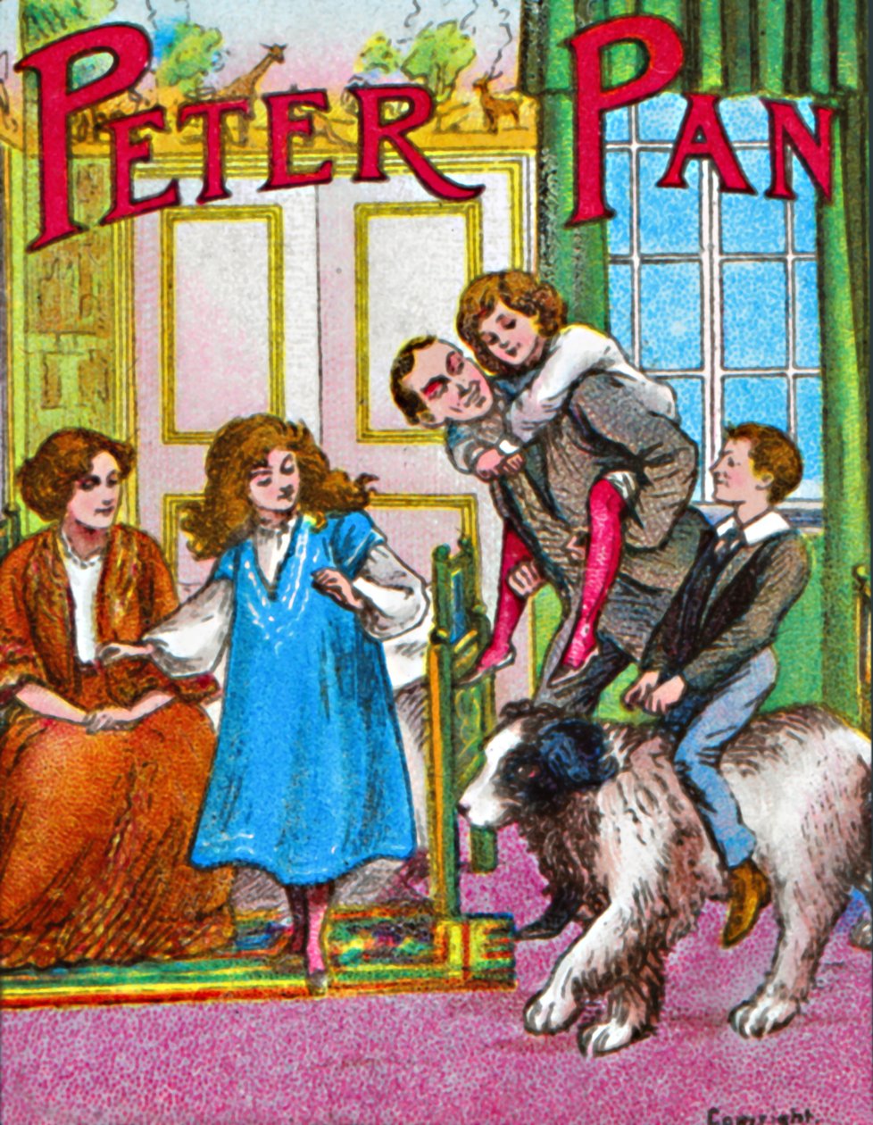 Peter Pan - De Darlings thuis, c1905 door Unbekannt