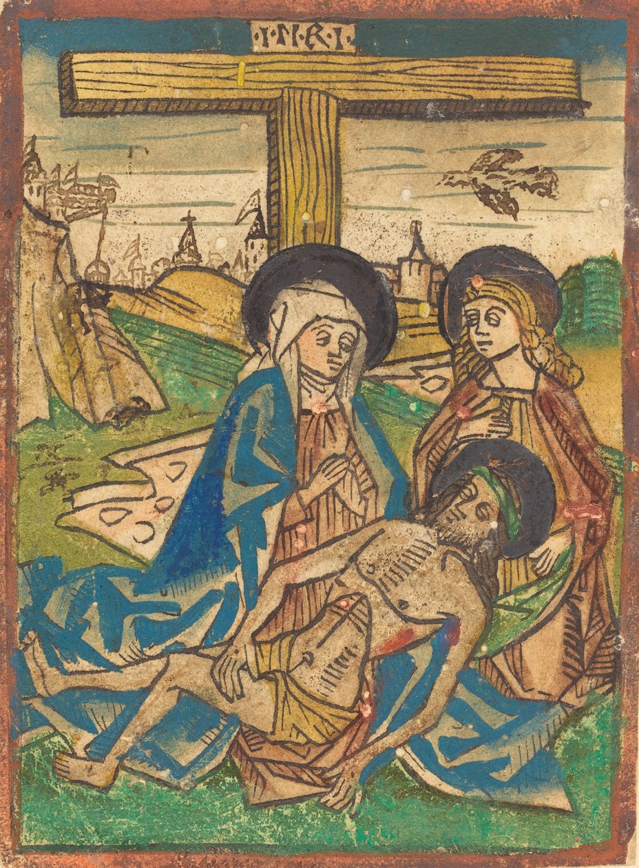 Pietà met Sint Jan door Unbekannt