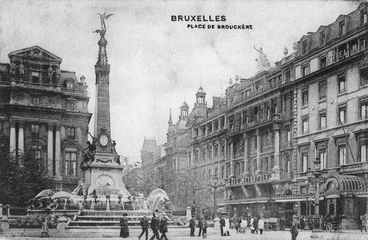 Place de Brouckere, Brussel, België door Unbekannt