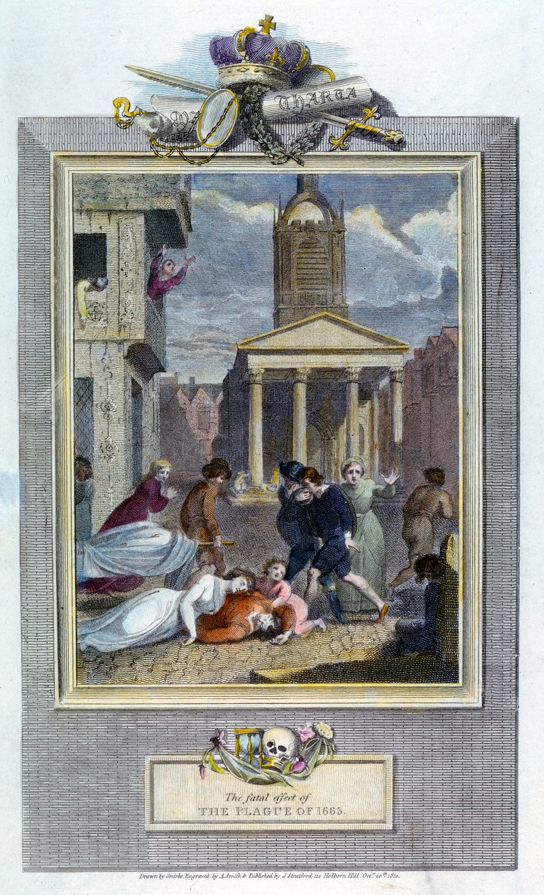 Pest van Londen, 1665 1810 door Unbekannt