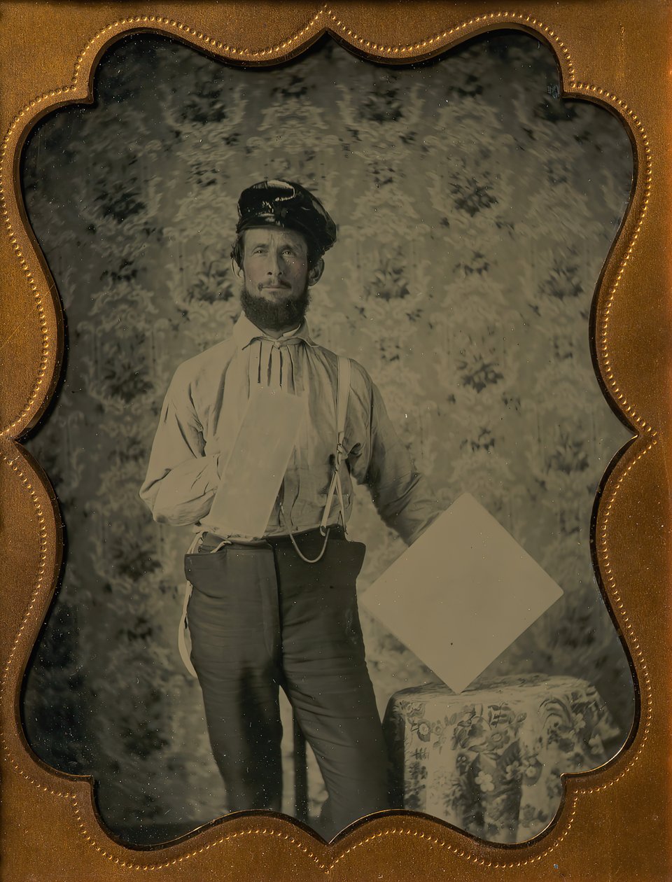 Stukadoor met oliejashat, 1850s-60s door Unbekannt