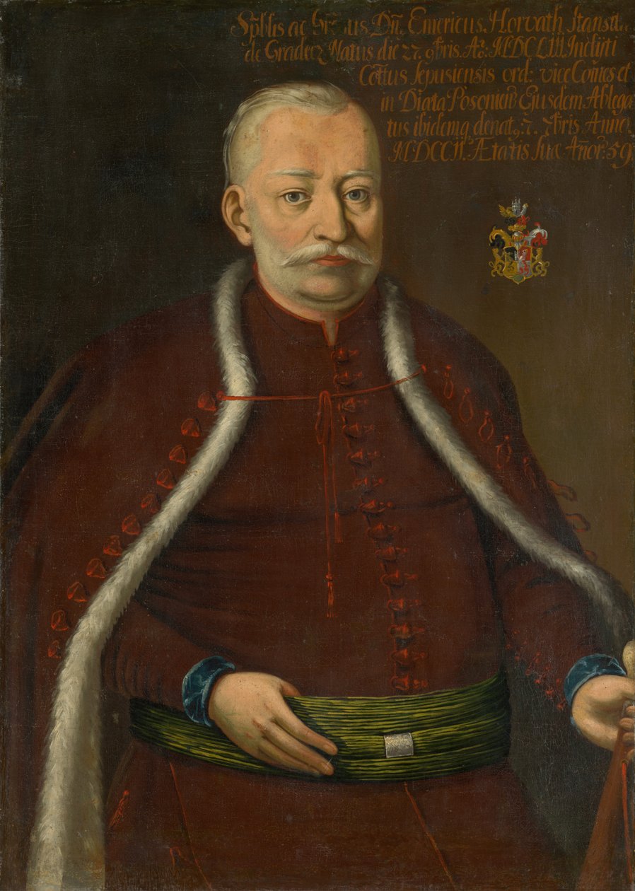 Portret van Imrich Horváth-Stansith door Unbekannt