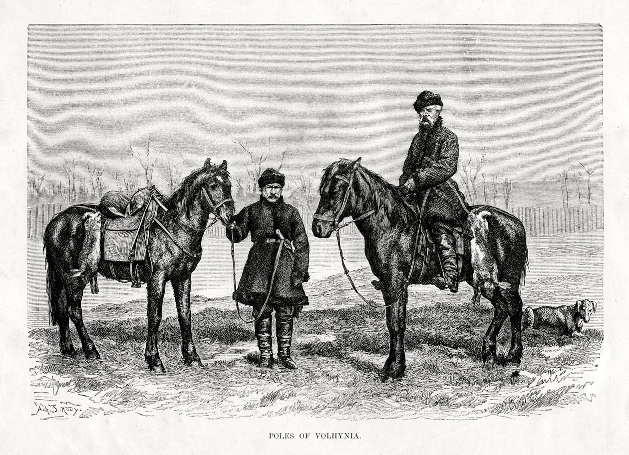 Polen van Wolhynië, West-Oekraïne, 1879 door Unbekannt