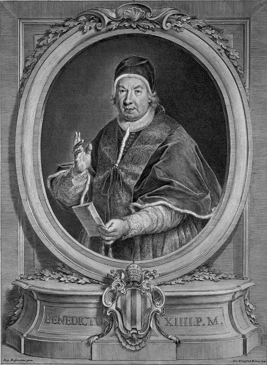 Paus Benedictus XIV door Unbekannt