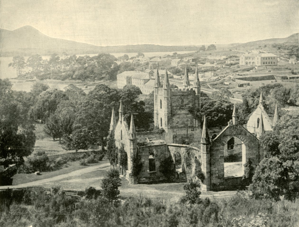 Port Arthur. Kijkend naar het westen, 1901 door Unbekannt