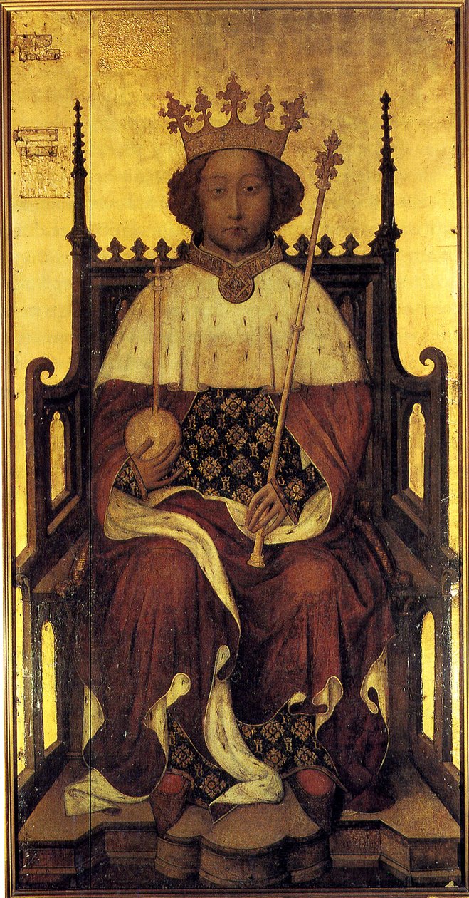 Portret Richard II van Engeland, ca. 1390 door Unbekannt