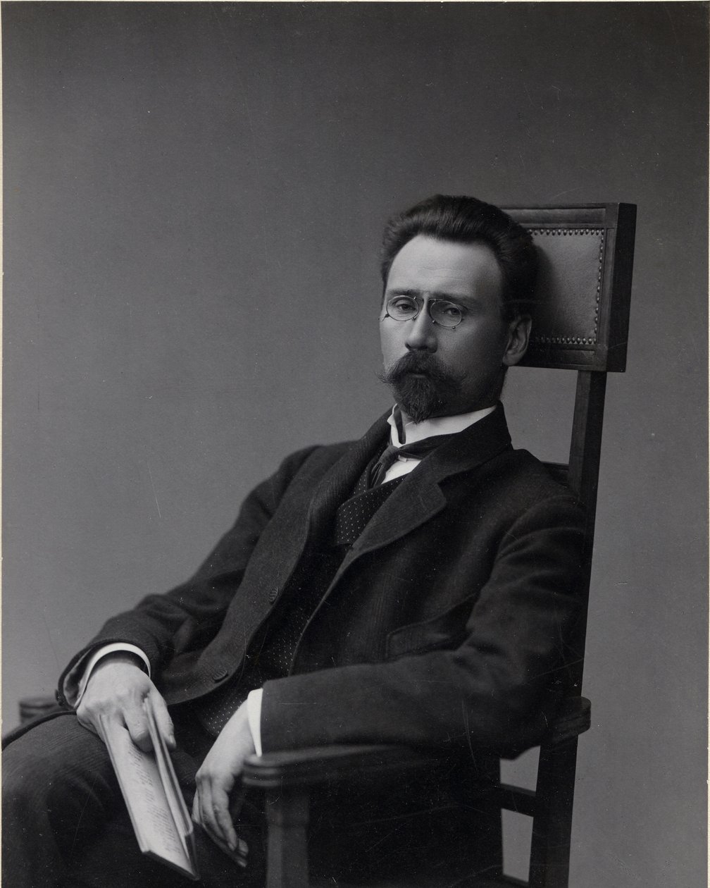 Portret van Alexey Alexandrovich Bakhrushin door Unbekannt