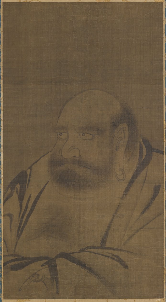 Portret van Bodhidharma, 14e eeuw door Unbekannt