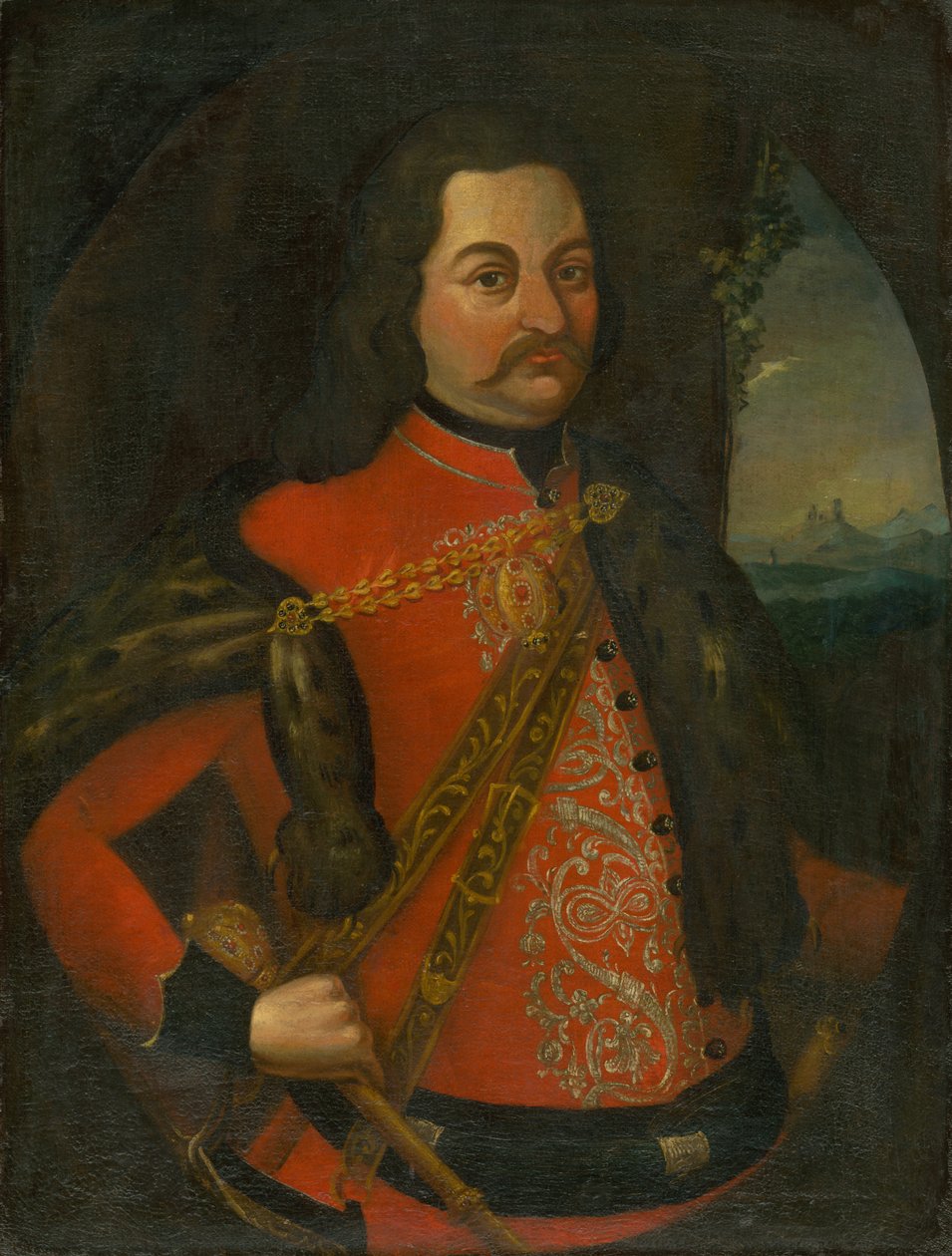 Portret van graaf Georgius Csáky door Unbekannt