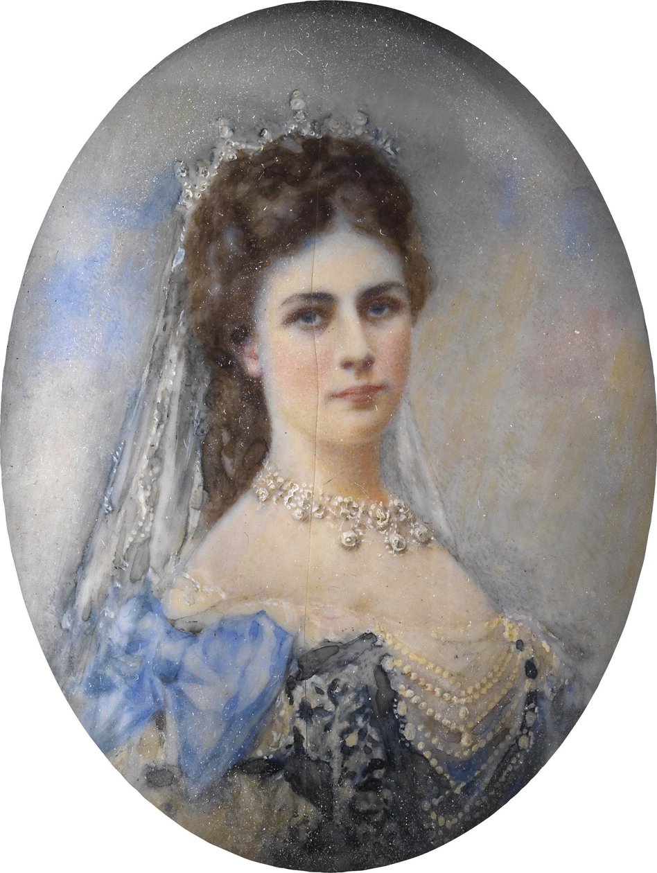 Portret van Elisabeth van Beieren, c. 1900 door Unbekannt