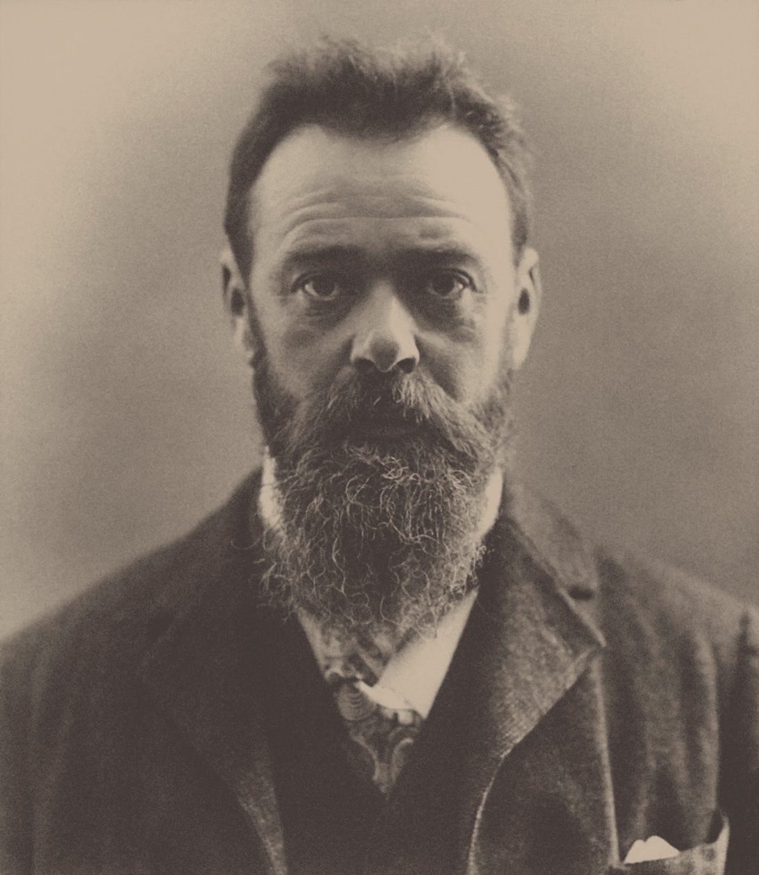 Portret van Ferdinand Hodler door Unbekannt