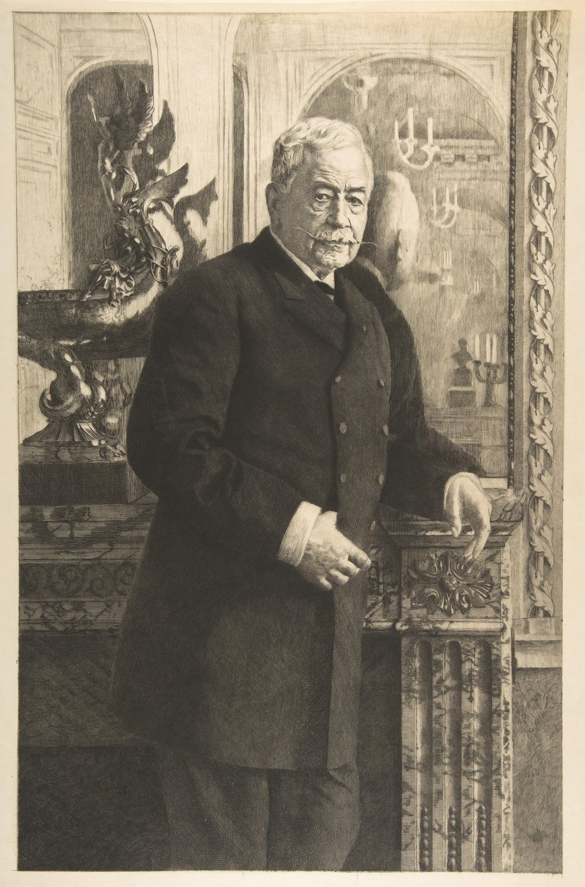 Portret van Ferdinand Lesseps door Unbekannt