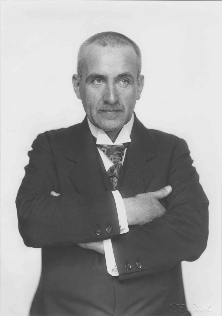 Portret van Frank Wedekind 1864-1918, 1900s-1910s door Unbekannt