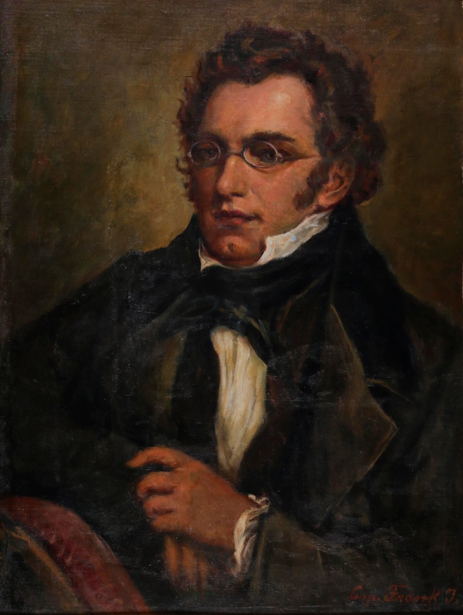 Portret van Franz Schubert door Unbekannt