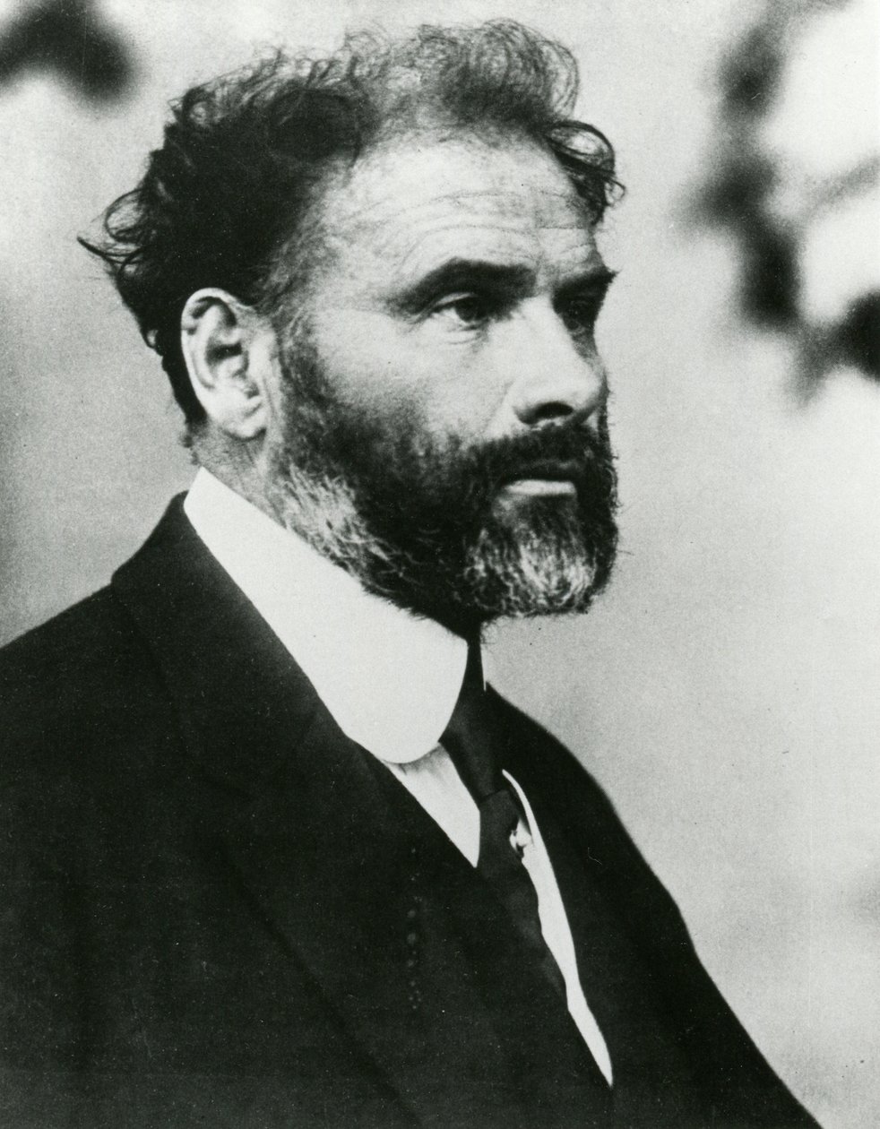 Portret van Gustav Klimt, ca. 1916 door Unbekannt