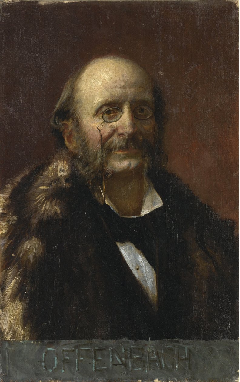 Portret van Jacques Offenbach door Unbekannt