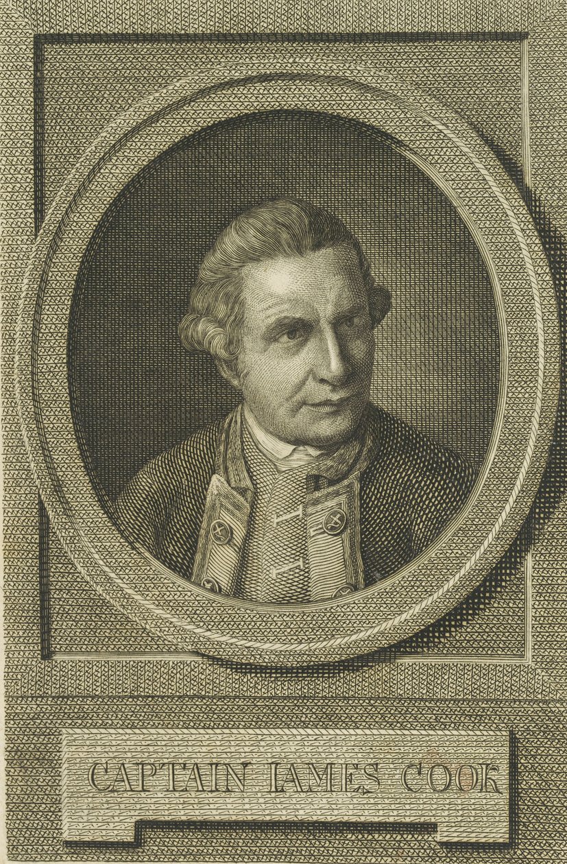 Portret van James Cook, na 1771 door Unbekannt