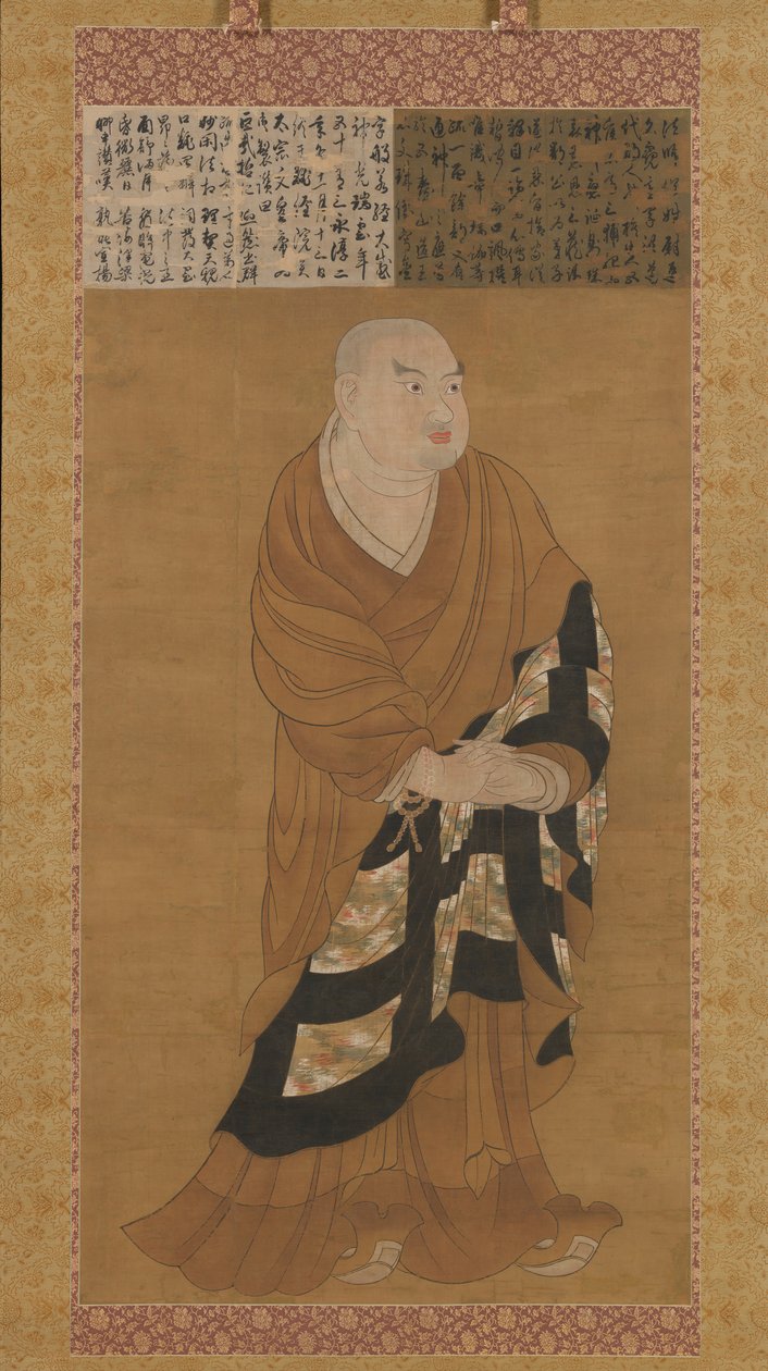 Portret van Jion Daishi Guiji, 14e eeuw door Unbekannt