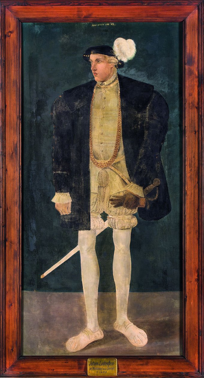Portret van Johann V Hanns van Liechtenstein door Unbekannt