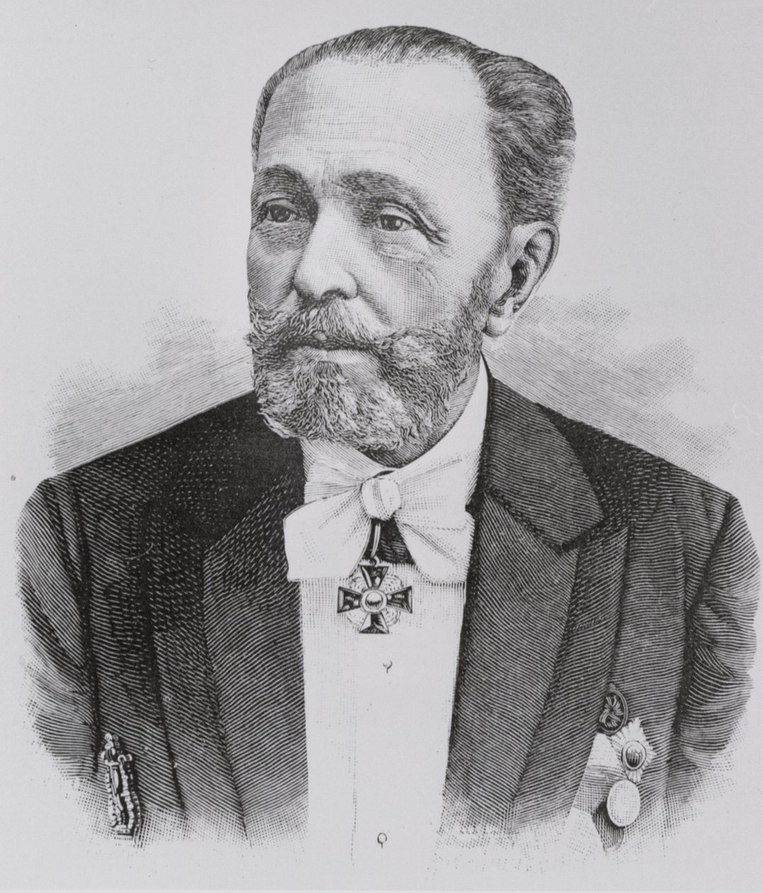 Portret van Marius Petipa 1818-1910, 1899 door Unbekannt