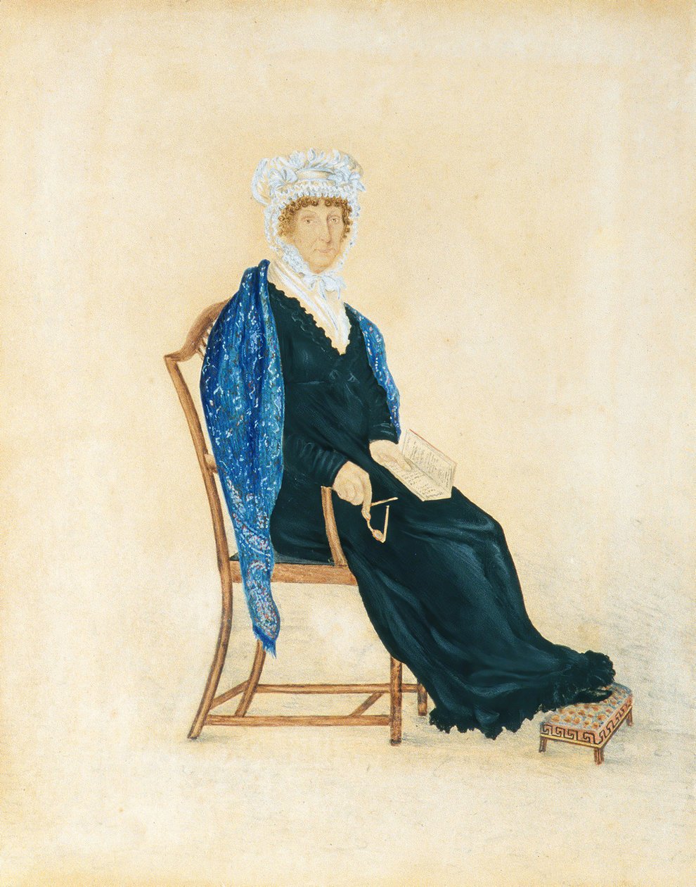 Portret van mevrouw Crofts, ca. 1815-30 door Unbekannt