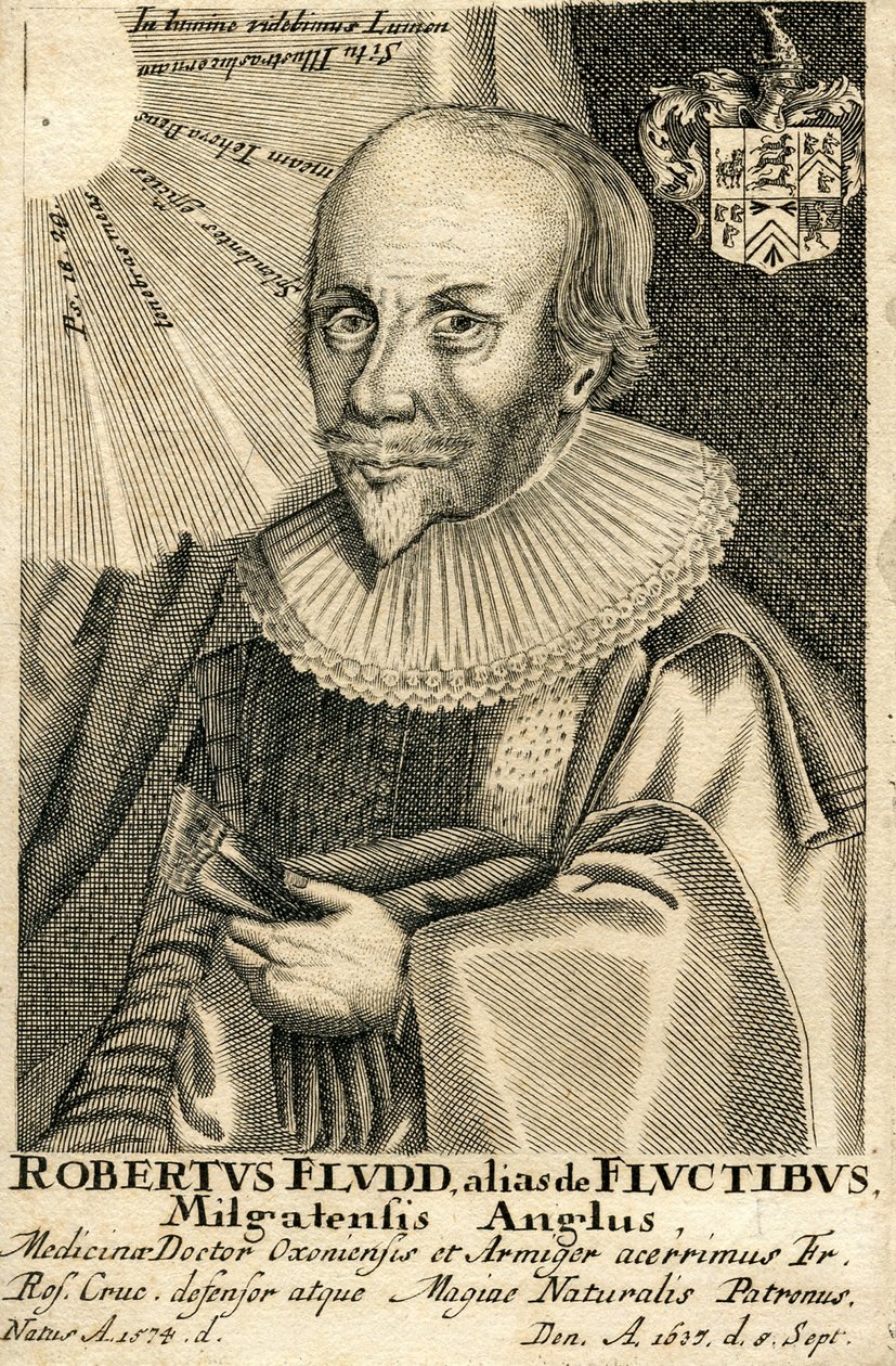 Portret van Robert Fludd door Unbekannt