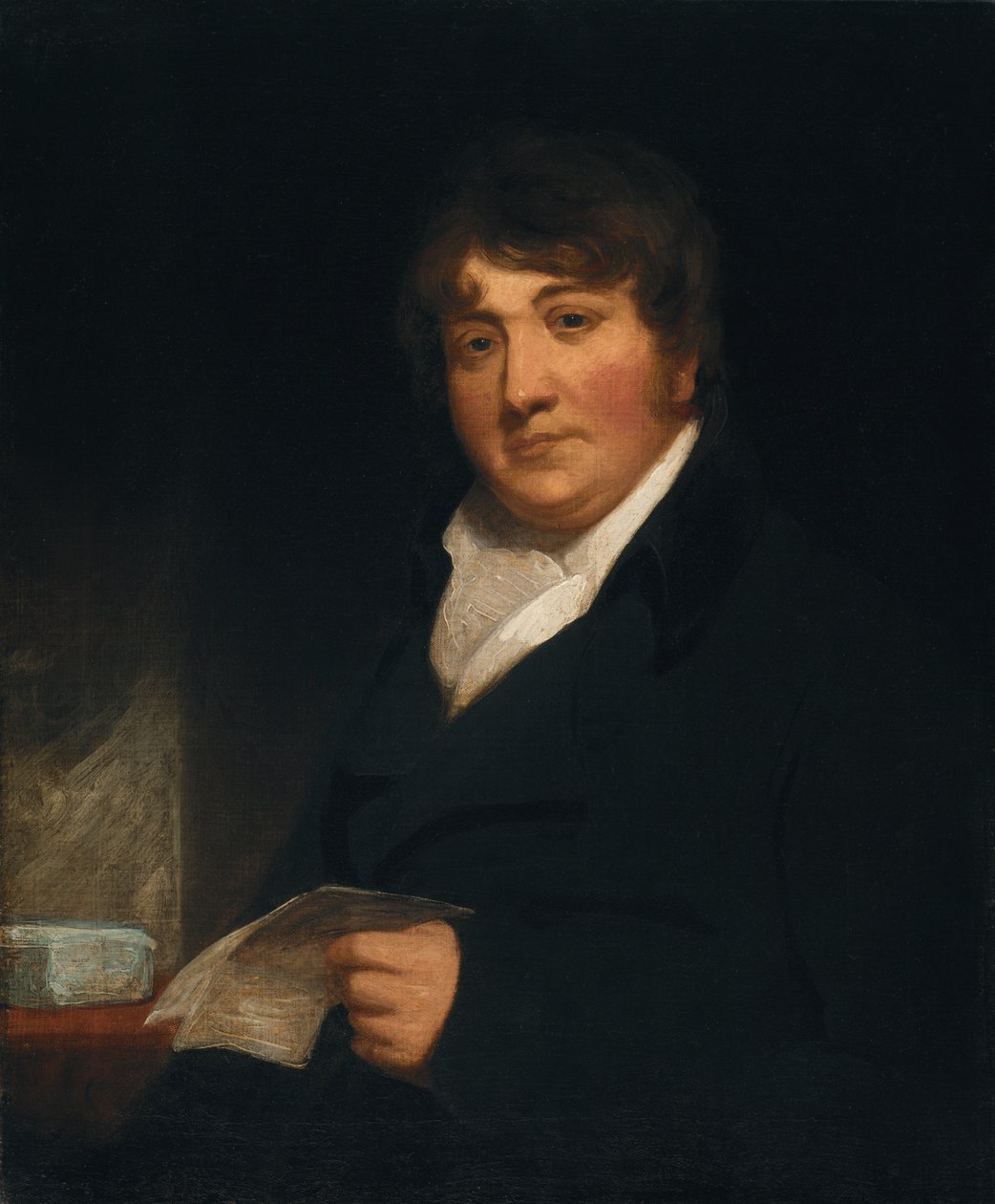 Portret van een heer, ca. 1800 door Unbekannt