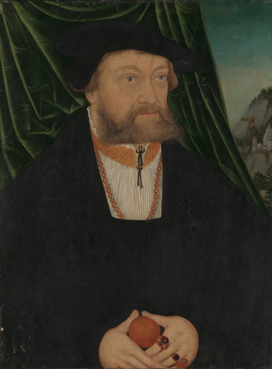 Portret van een man, 1537 door Unbekannt