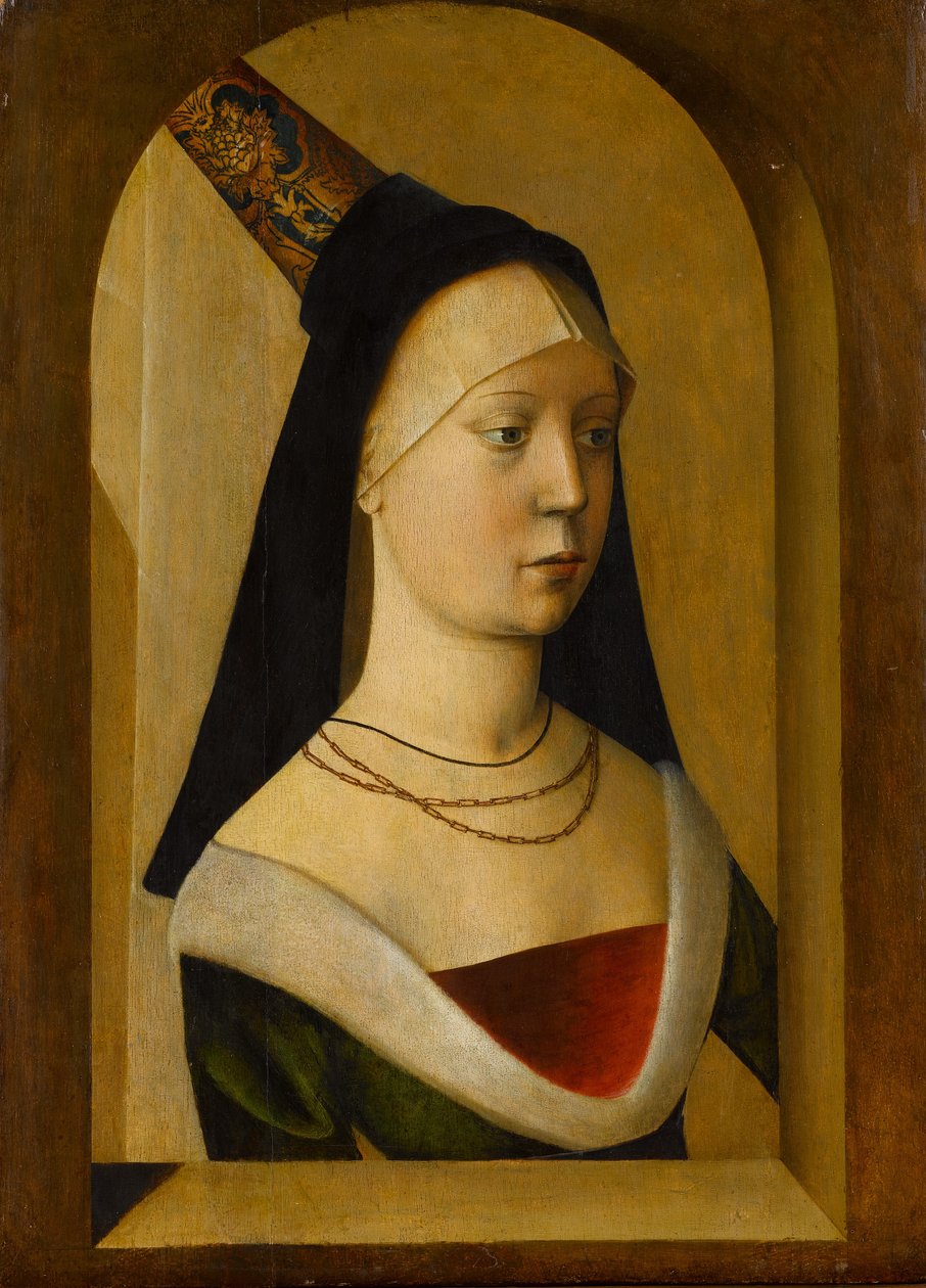Portret van een Vrouw, ca. 1470-80 door Unbekannt