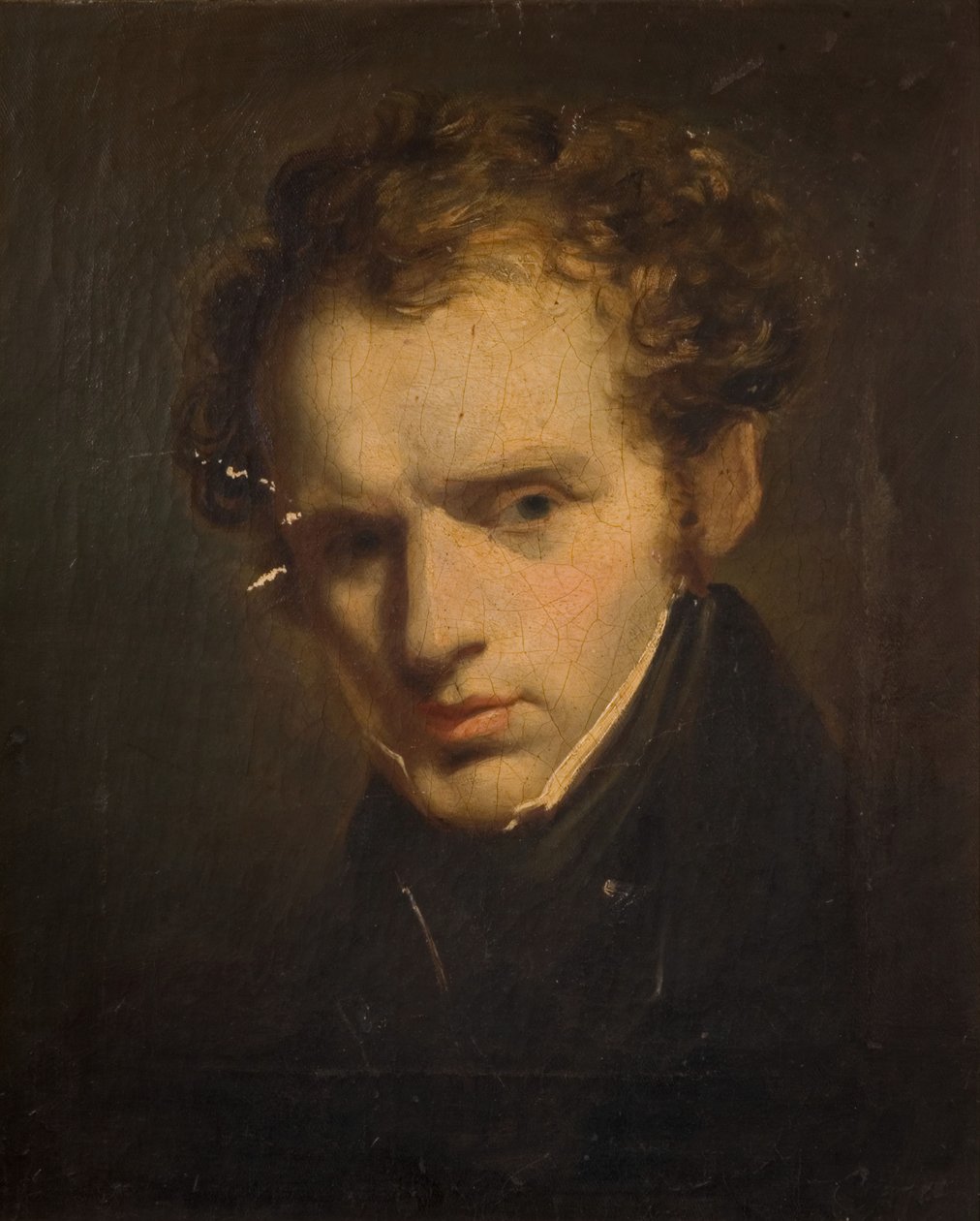 Portret van een jonge man, 1840 door Unbekannt