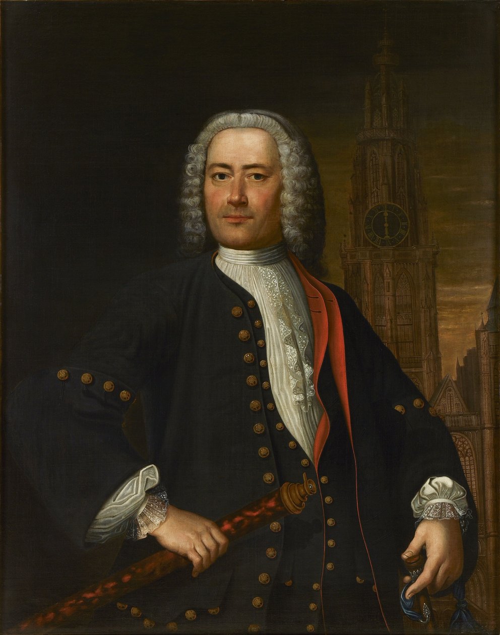 Portret van een man door Unbekannt