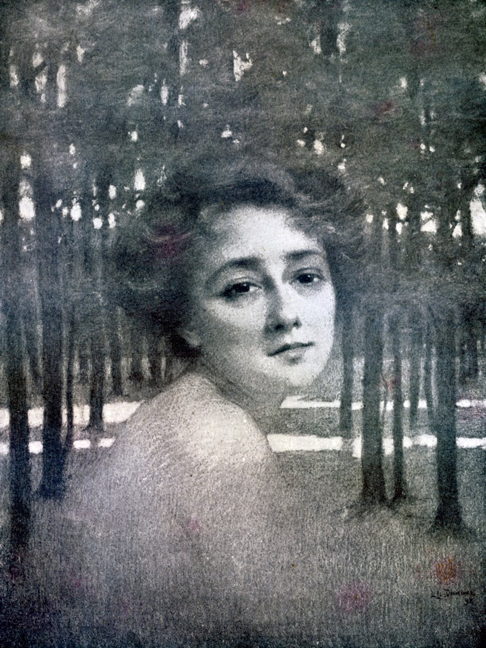 Portret van een vrouw, 1898 door Unbekannt