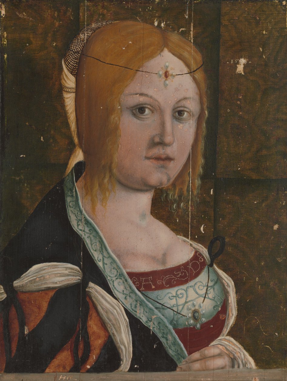 Portret van een Italiaanse vrouw door Unbekannt