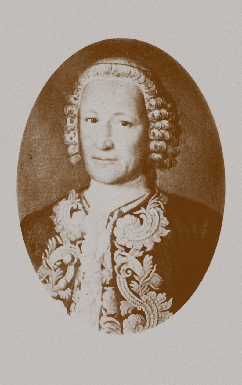 Portret van de architect Savva Ivanovich Chevakinsky door Unbekannt
