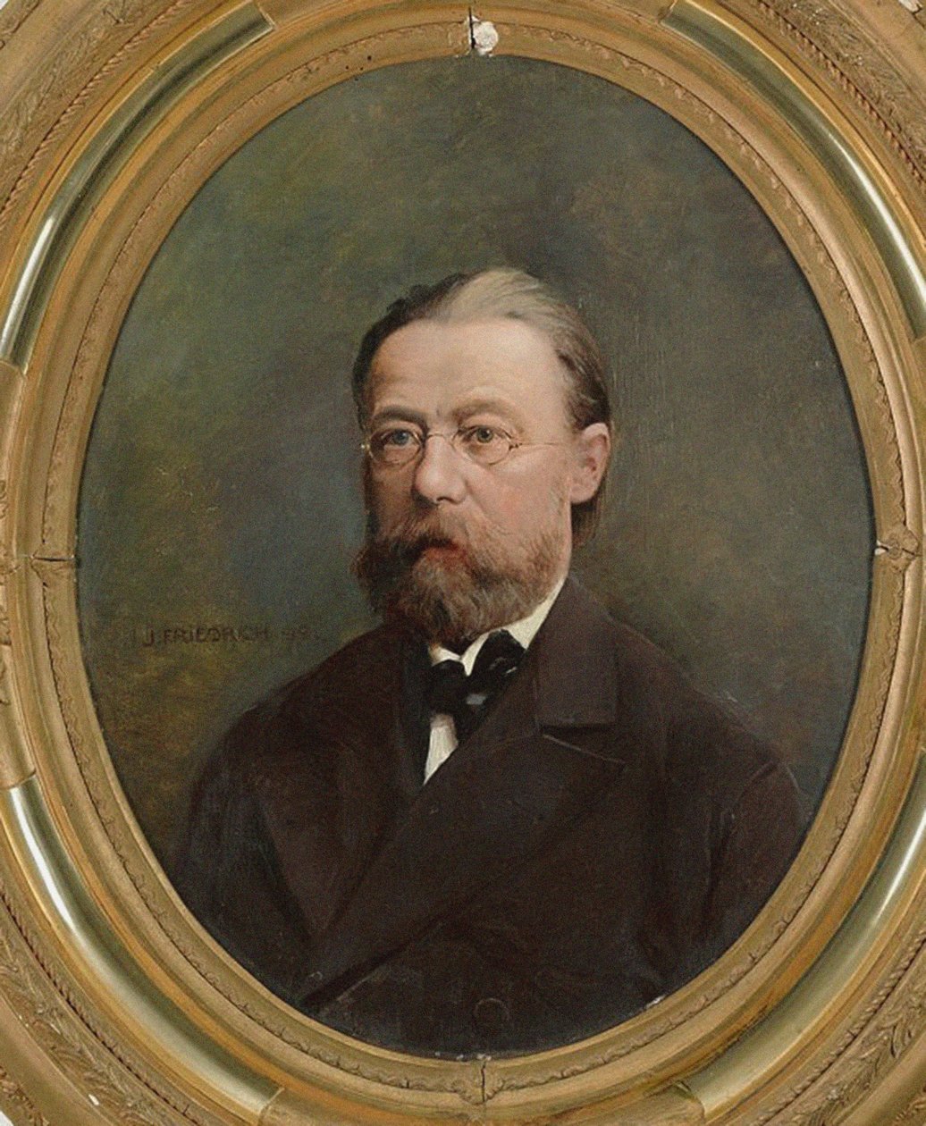 Portret van de componist Bedrich Smetana door Unbekannt