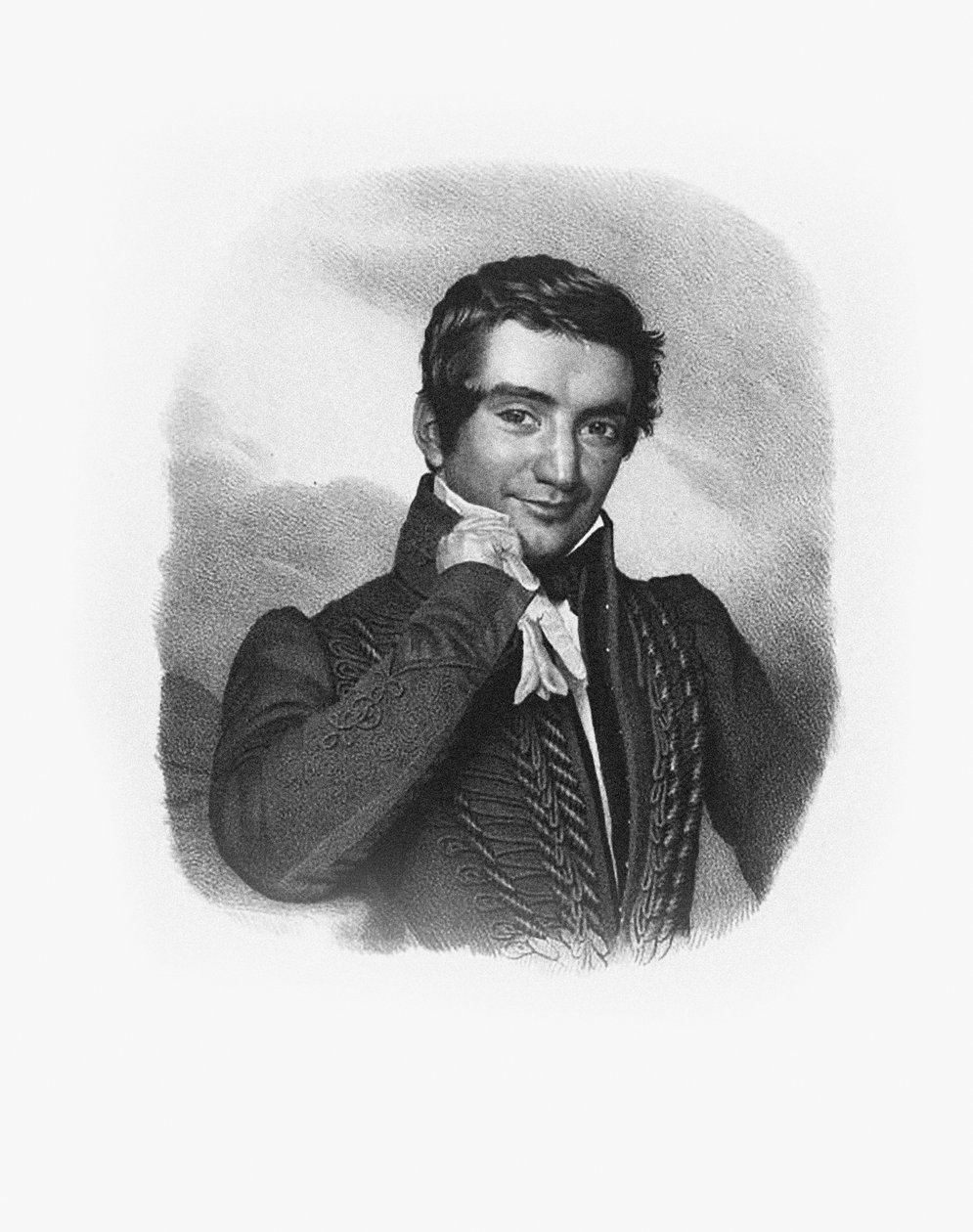 Portret van de componist Cesare Pugni 1802-1870 door Unbekannt