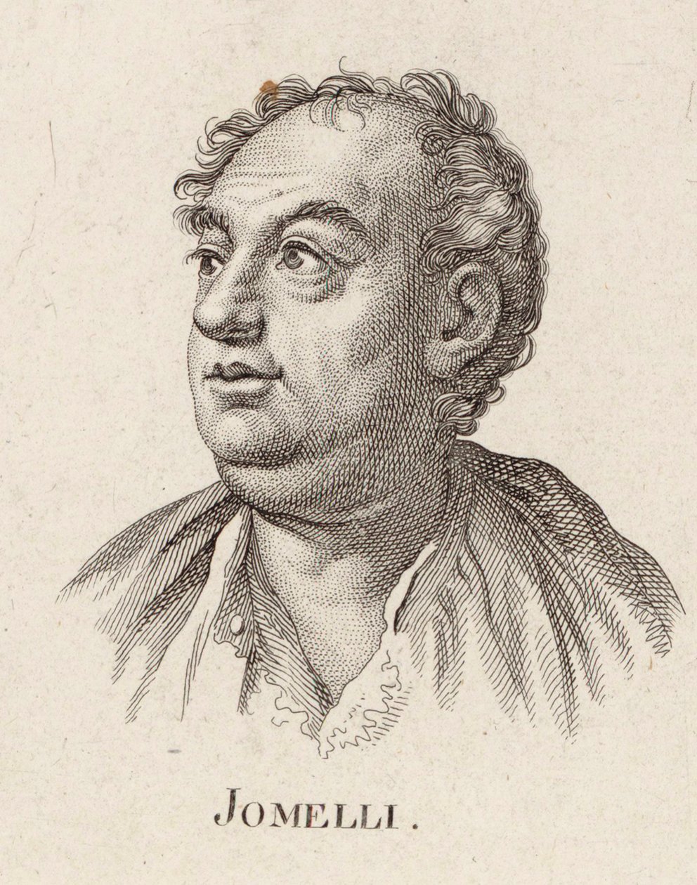 Portret van de componist Niccolò Jommelli 1714-1774 door Unbekannt