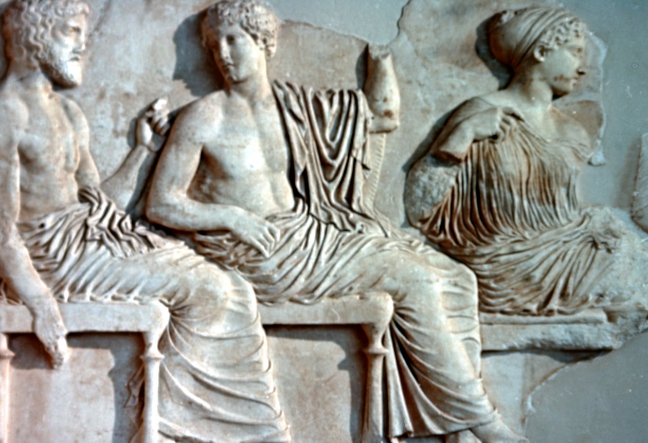 Poseidon, Apollo en Artemis, 447-432 v.Chr. door Unbekannt