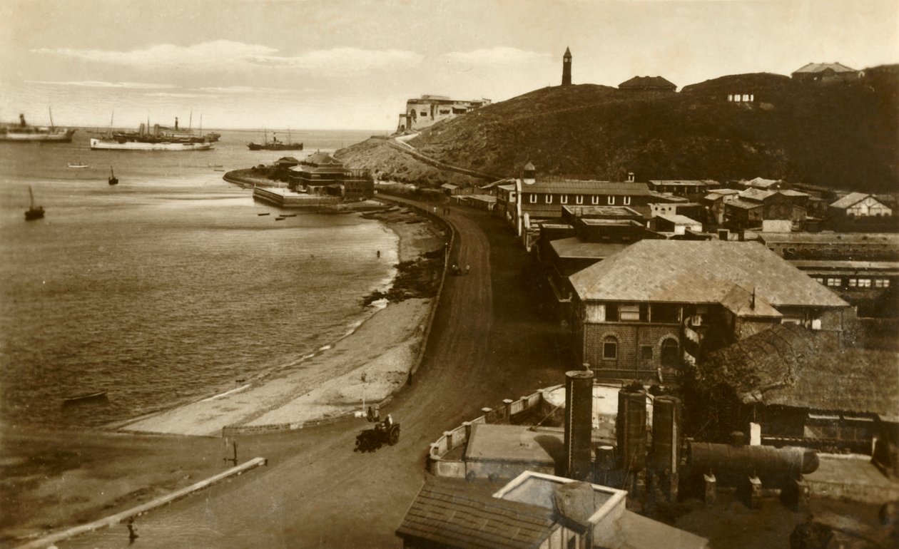 Postkantoor en baai, Aden, ca. 1918-1939 door Unbekannt