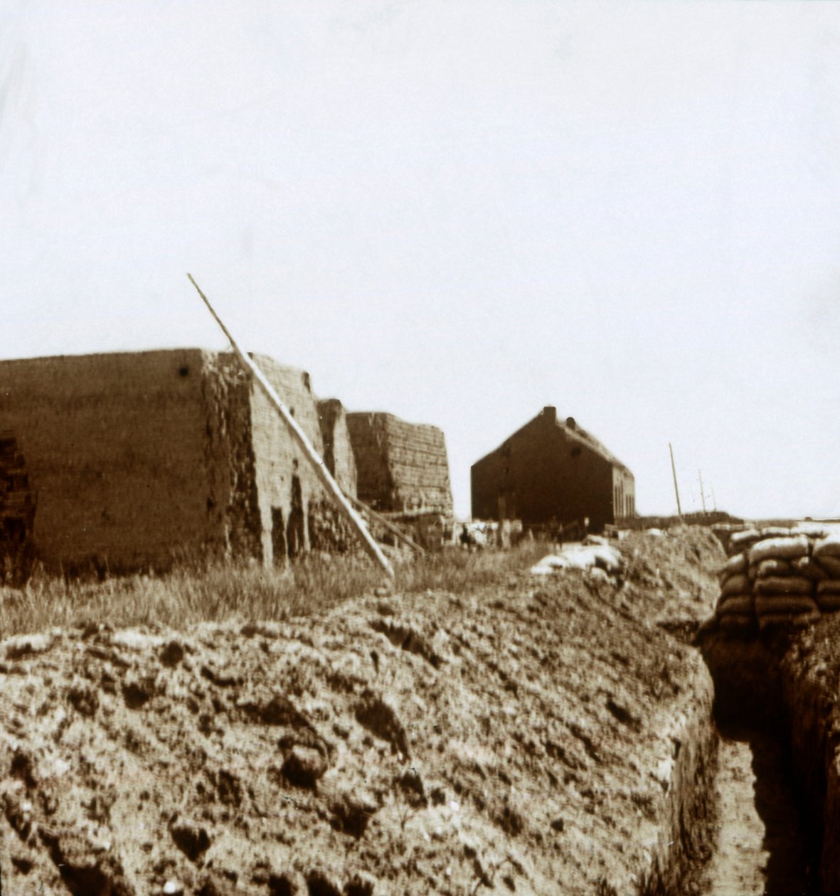 Post aan de IJzer, Vlaanderen, België, c1914-c1918 door Unbekannt