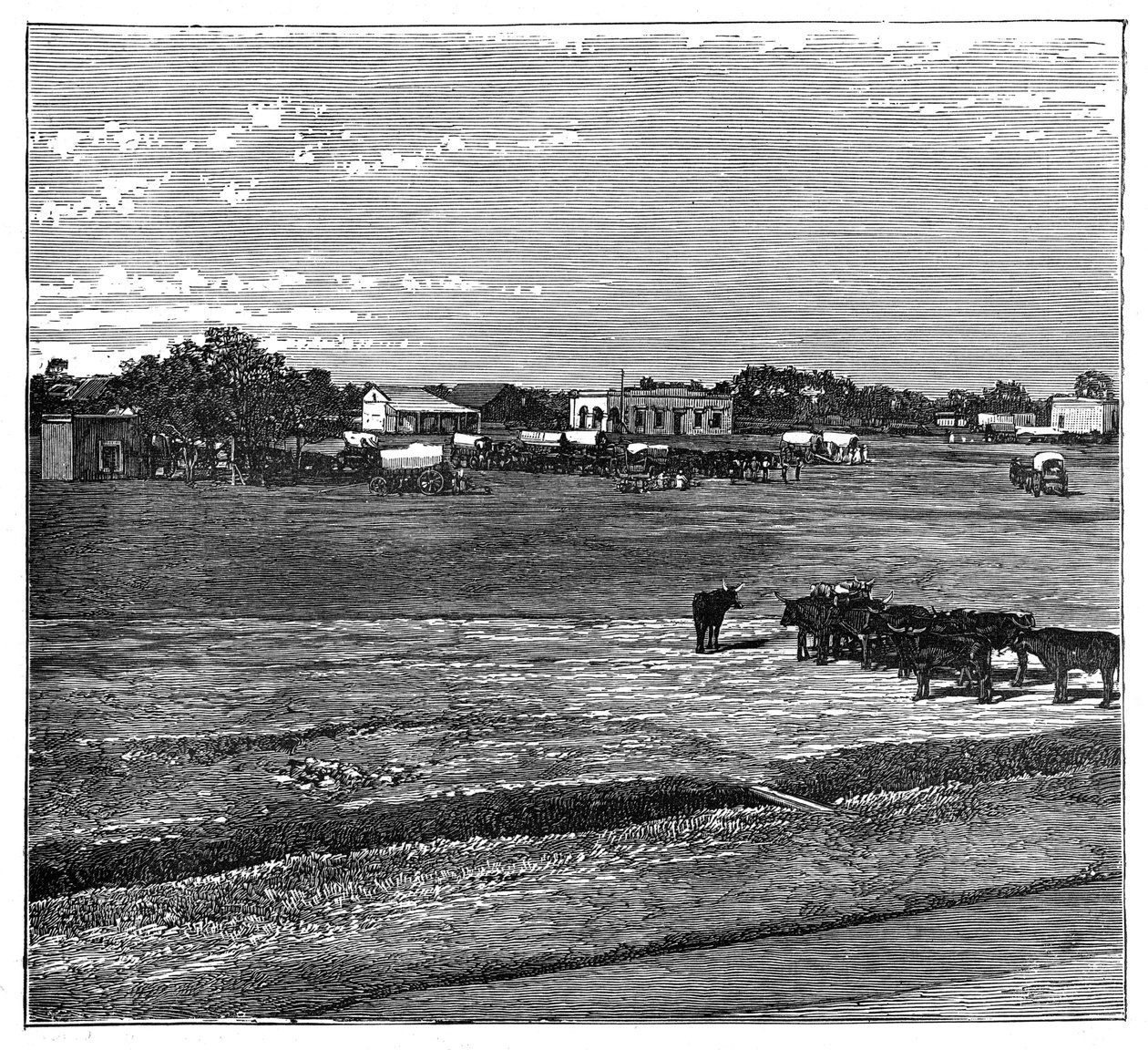 Potchefstroom, de Transvaal, Zuid-Afrika, ca. 1890 door Unbekannt