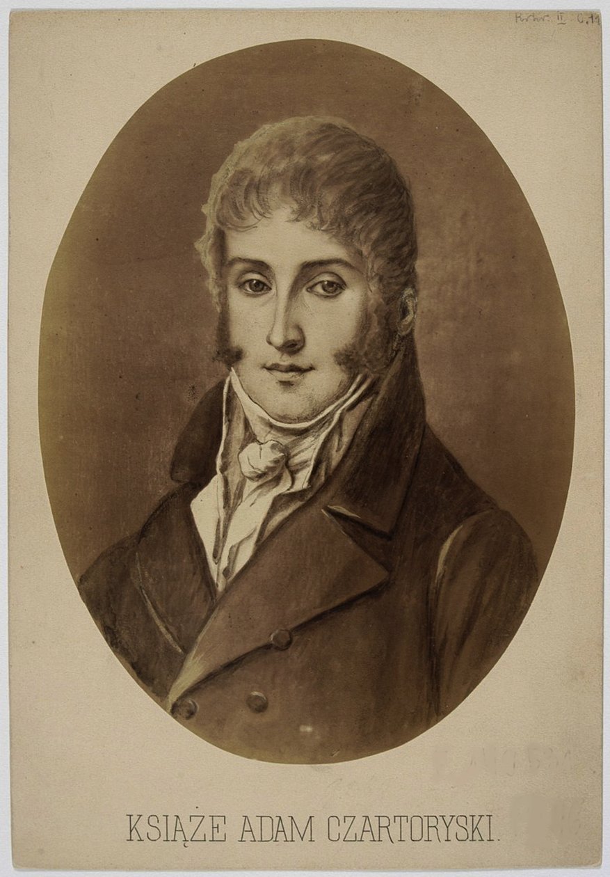 Prins Adam Jerzy Czartoryski 1770-1861 door Unbekannt