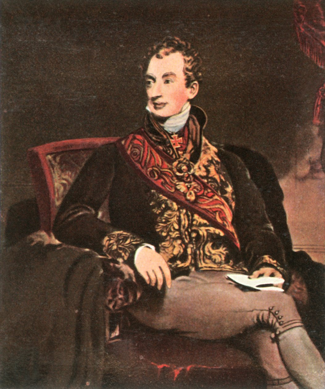 Prins von Metternich, circa 1815 door Unbekannt