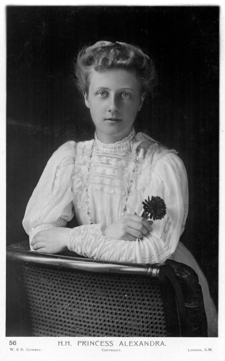 Prinses Alexandra van het Verenigd Koninkrijk, ca. 1910 door Unbekannt