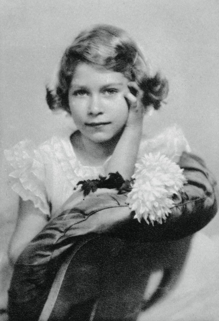 Prinses Elizabeth negen jaar oud, 1935 door Unbekannt