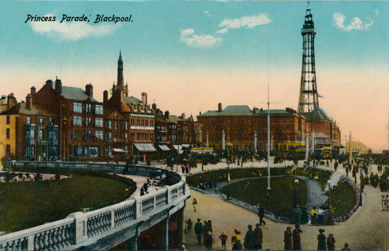 Princess Parade, Blackpool, c1915 door Unbekannt